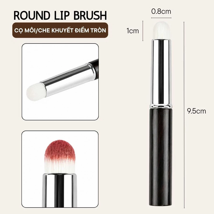 Cọ Môi Đầu Tròn BH Cosmetics Round Lip Brush BH060
